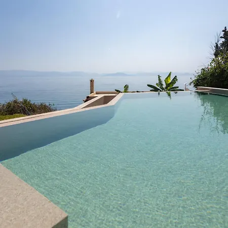 Beachfront Achillion Bay In Corfu *
