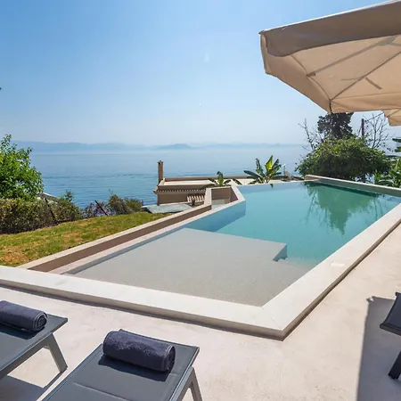别墅 Beachfront Achillion Bay In Corfu