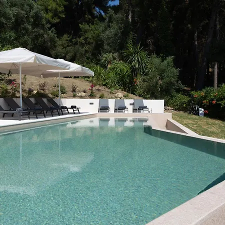 Beachfront Achillion Bay In Corfu *