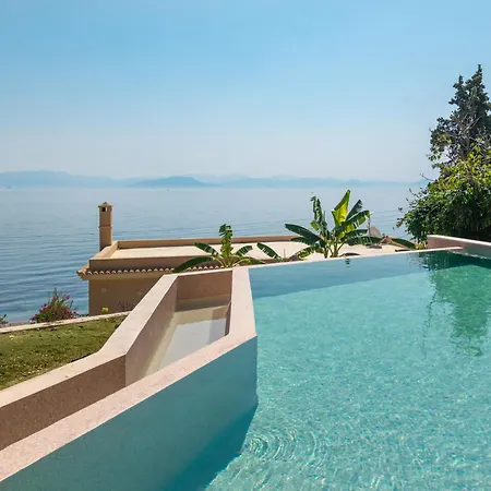 别墅 Beachfront Achillion Bay In Corfu