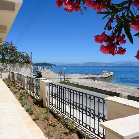 Beachfront Achillion Bay In Corfu