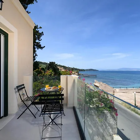 Villa Beachfront Achillion Bay In Corfu